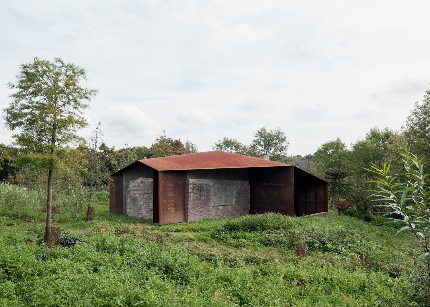 Carmody Groarke Studio in a Ruin Two Pavilions