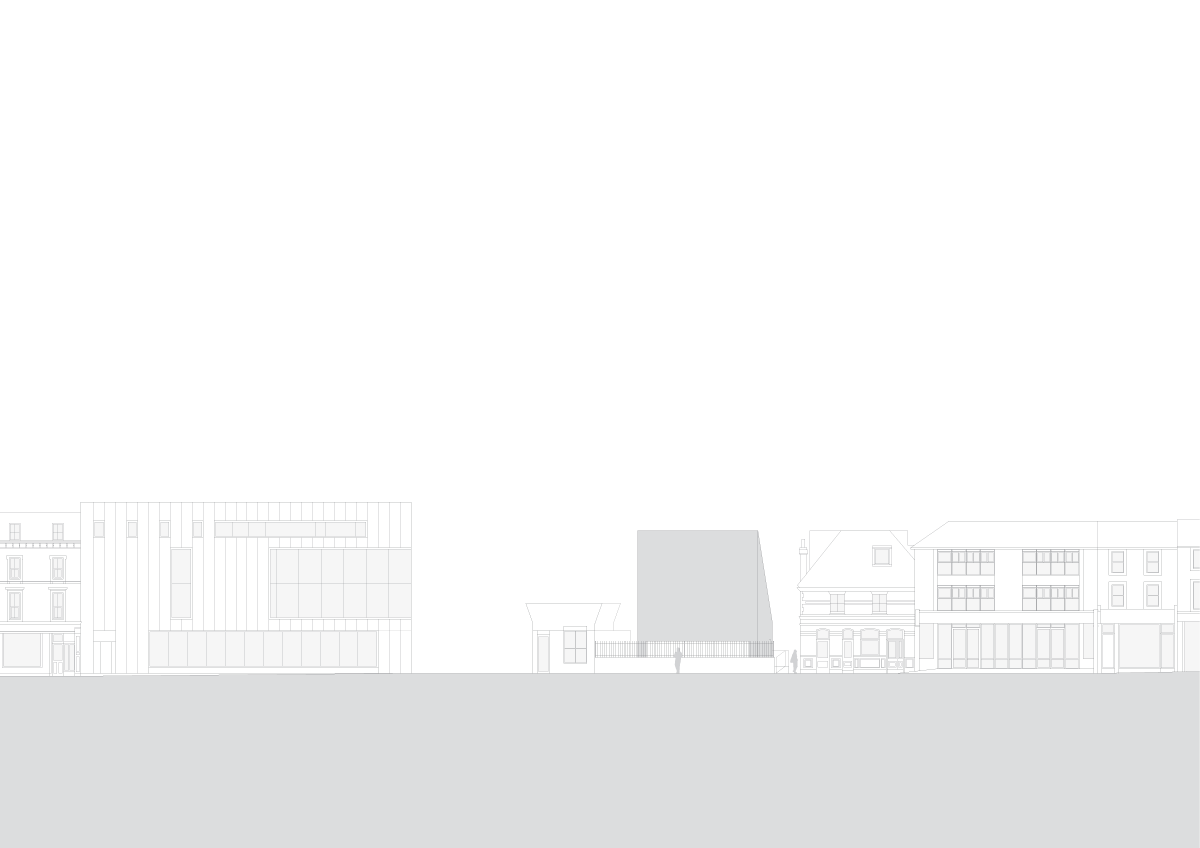 Carmody Groarke Folkestone Triennial section drawing